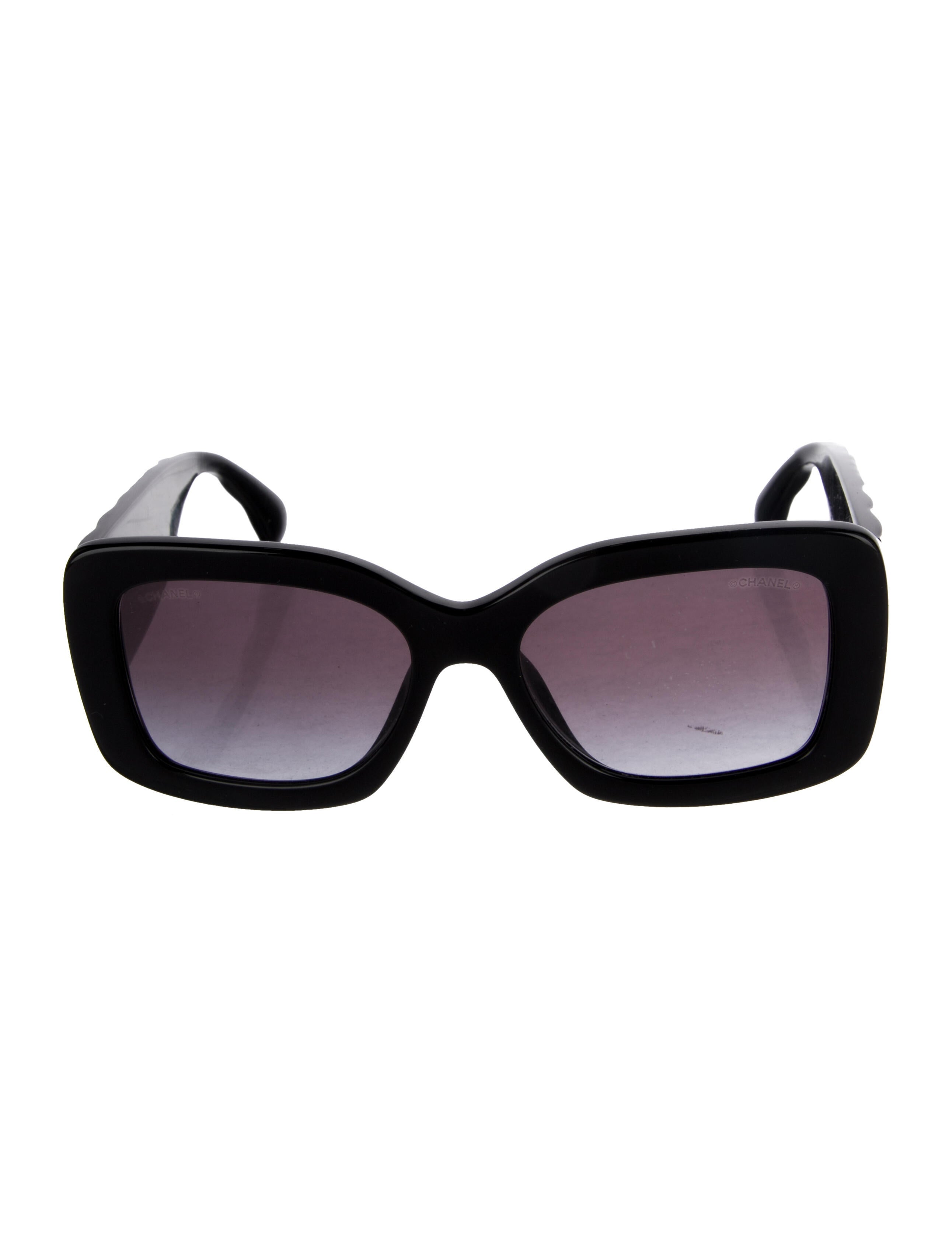 Chanel Interlocking CC Logo Square Sunglasses