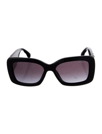 Chanel Interlocking CC Logo Square Sunglasses