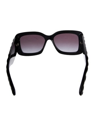 Chanel Interlocking CC Logo Square Sunglasses