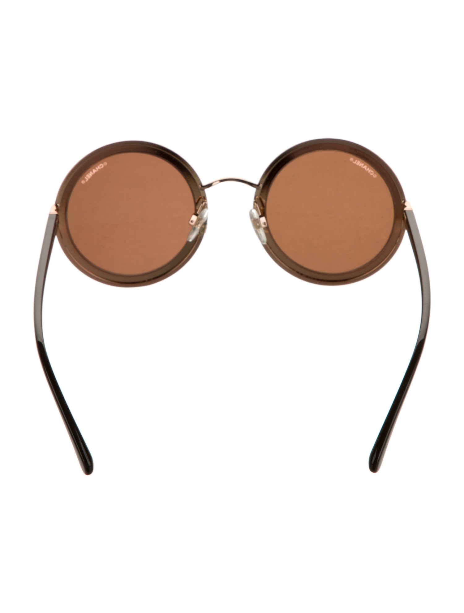 Chanel Interlocking CC Logo Round Sunglasses