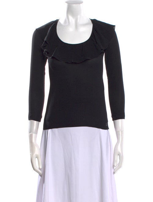 Chanel Silk Scoop Neck Top