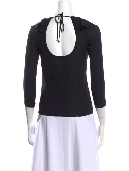 Chanel Silk Scoop Neck Top