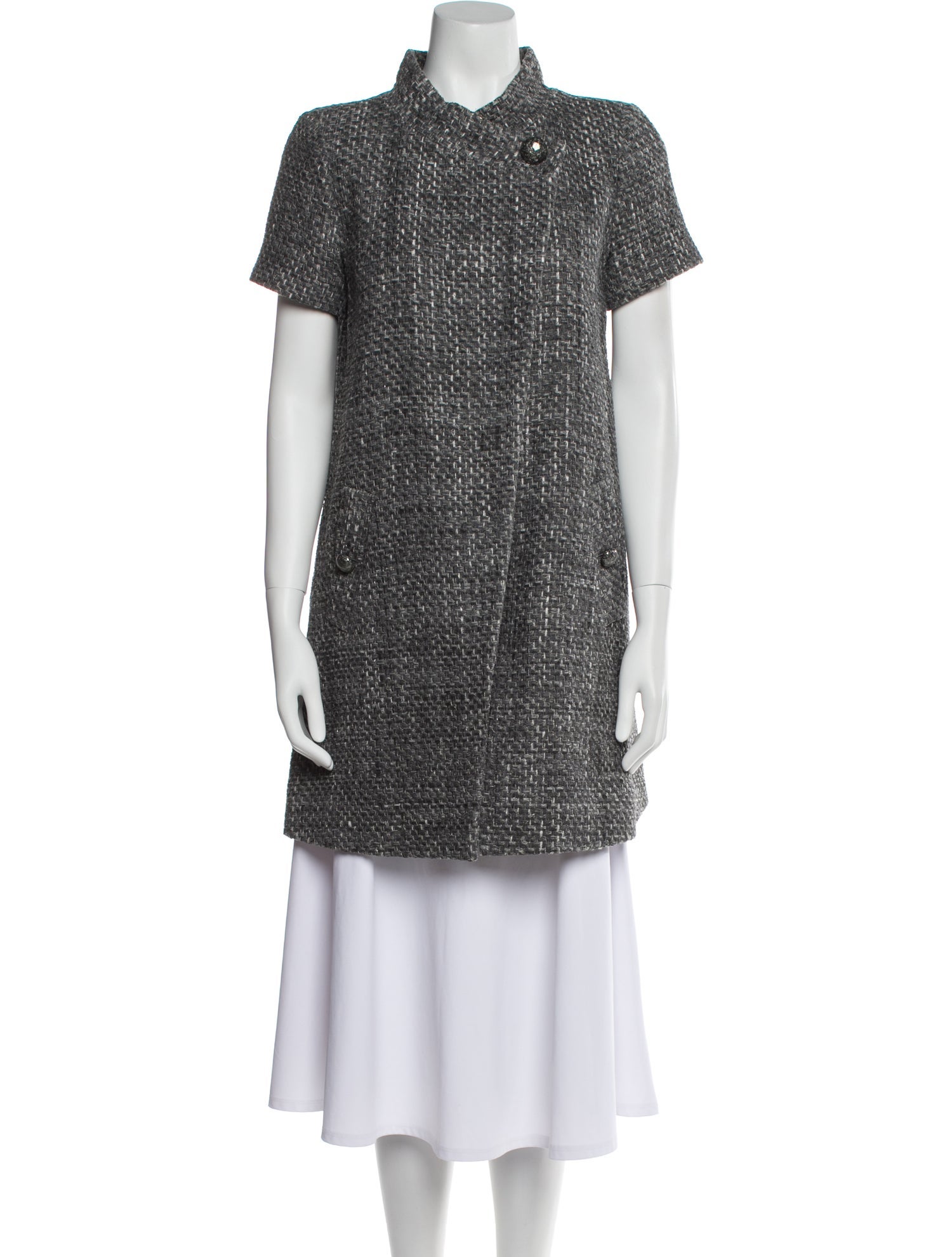 Chanel 2015 Tweed Pattern Coat