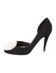 Chanel 2012 Camellia Accent D'Orsay Pumps