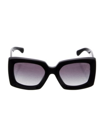 Chanel Interlocking CC Logo Square Sunglasses
