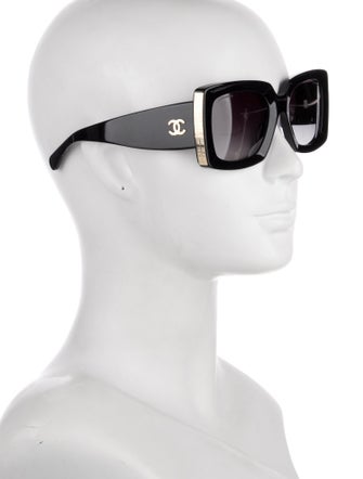 Chanel Interlocking CC Logo Square Sunglasses
