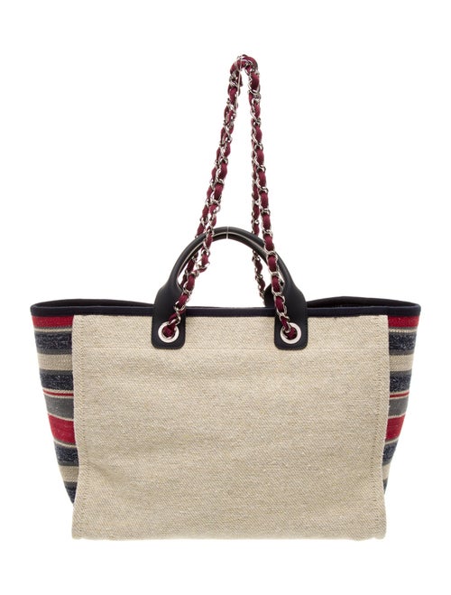 Chanel Medium Striped Deauville Tote