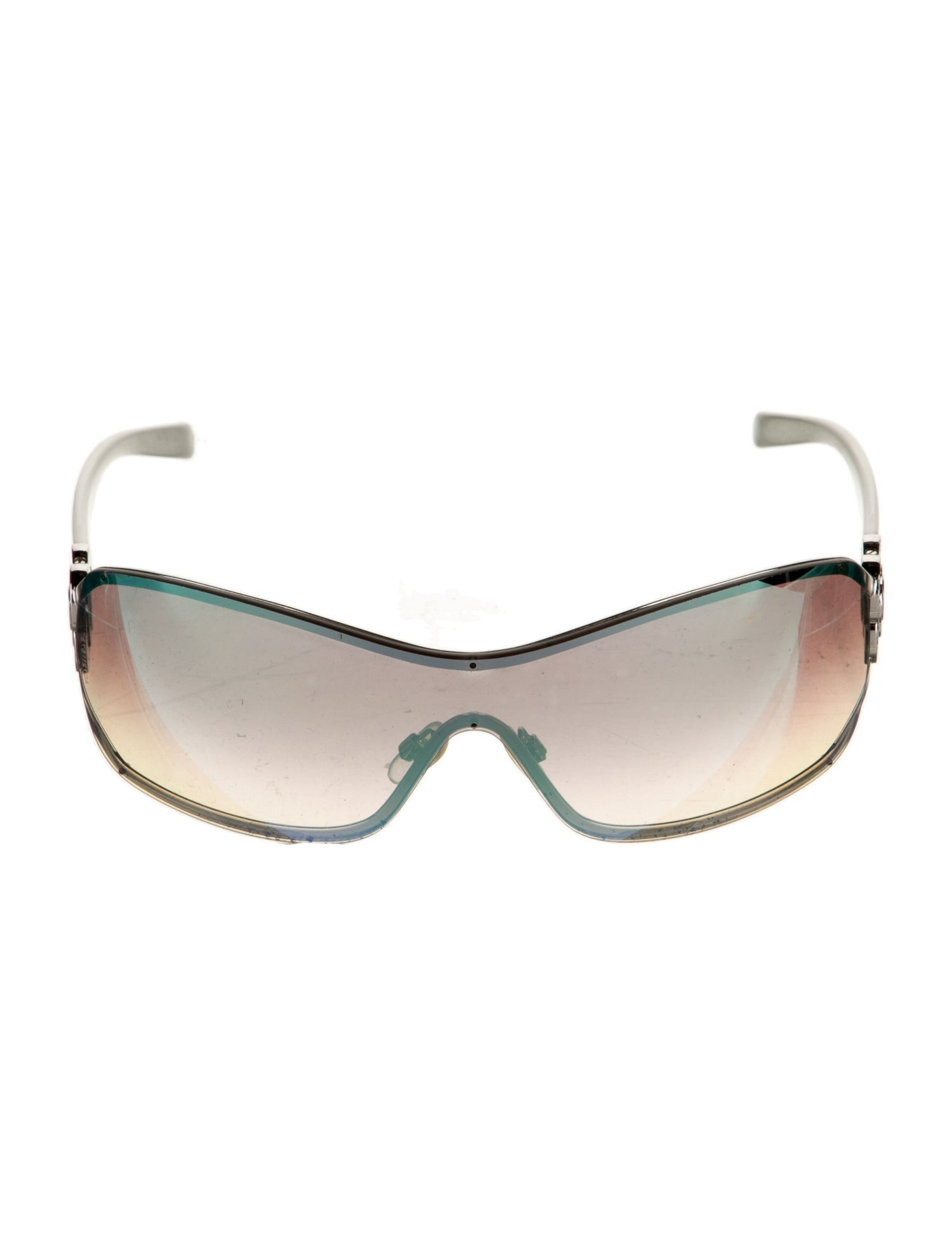 Chanel Interlocking CC Logo Shield Sunglasses