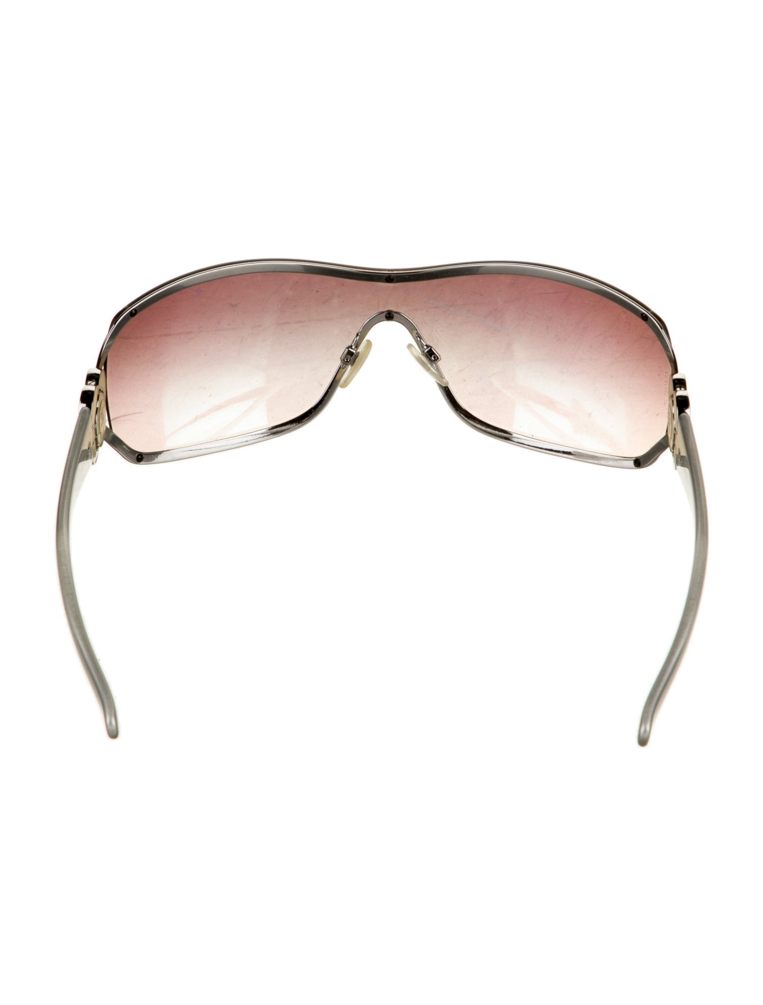 Chanel Interlocking CC Logo Shield Sunglasses