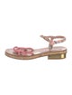 Chanel Interlocking CC Logo Sandals