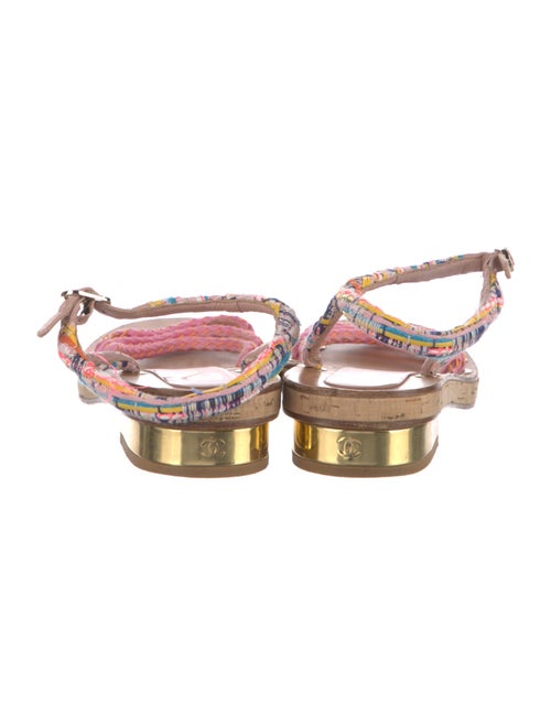 Chanel Interlocking CC Logo Sandals