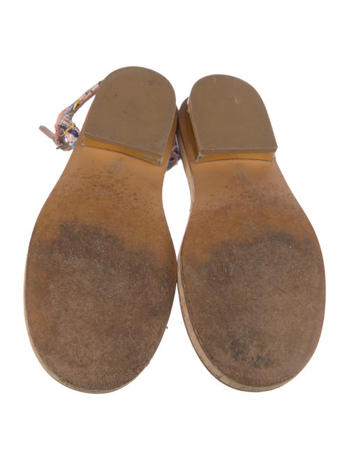 Chanel Interlocking CC Logo Sandals