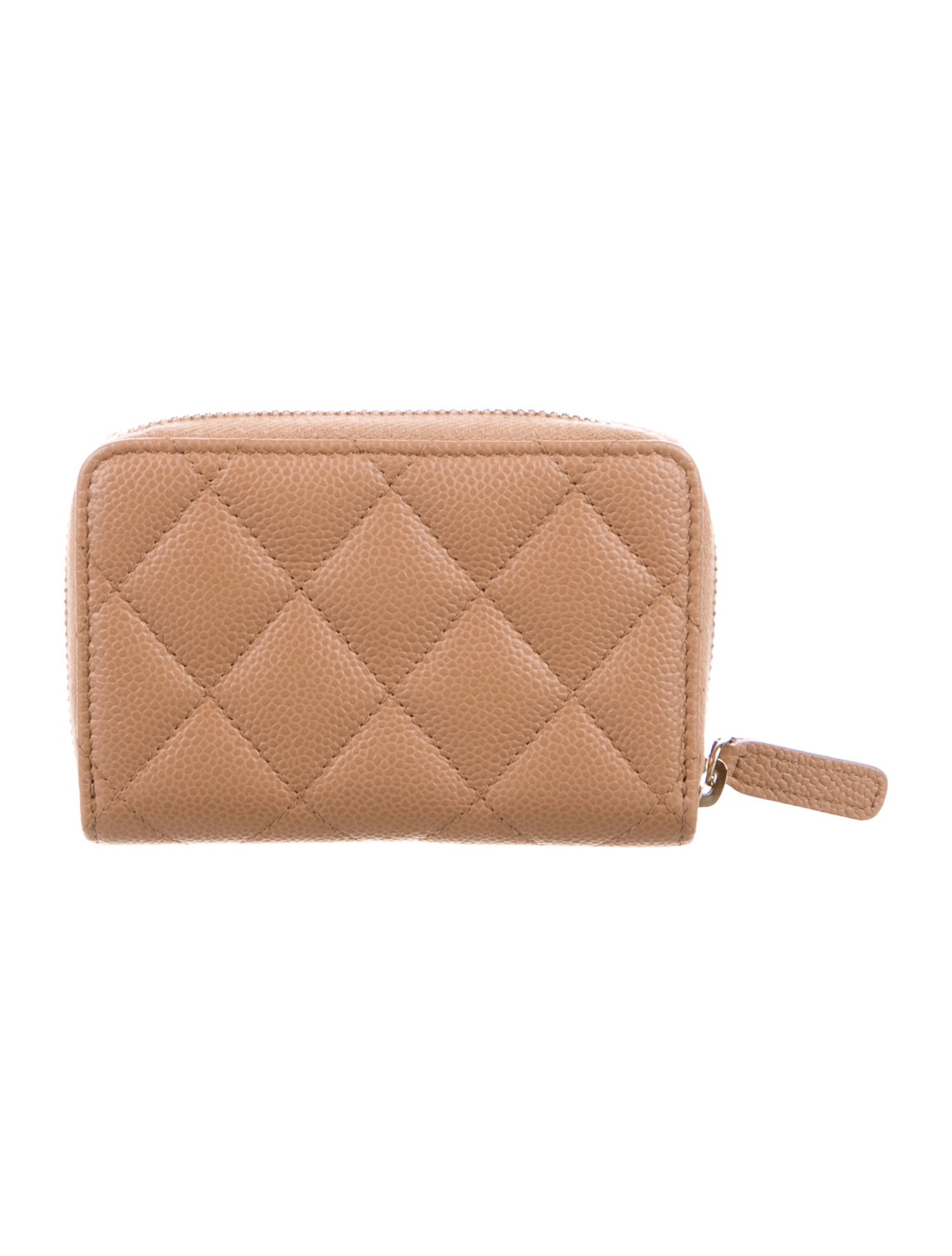 Chanel Interlocking CC Logo Leather Coin Pouch