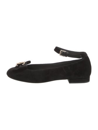 Chanel 2024 Interlocking CC Logo Ballet Flats