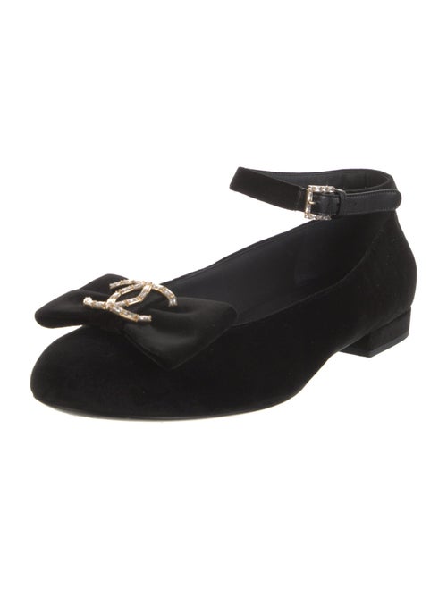 Chanel 2024 Interlocking CC Logo Ballet Flats