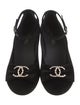 Chanel 2024 Interlocking CC Logo Ballet Flats