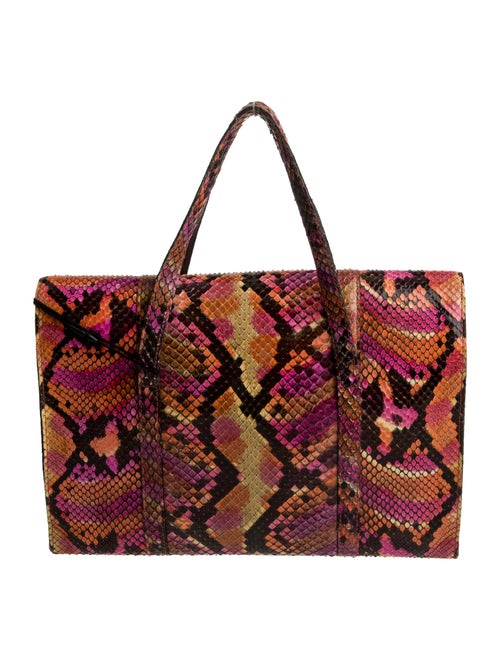 Chanel CC Snakeskin Handle Bag