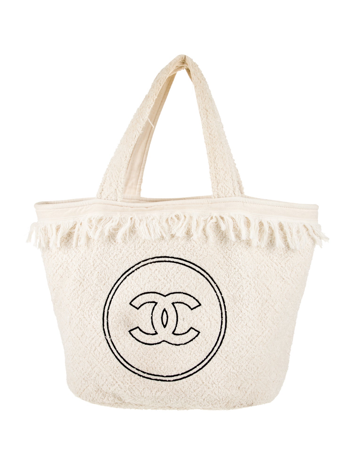 Chanel Terry Cloth CC Beach Tote