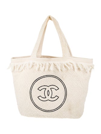 Chanel Terry Cloth CC Beach Tote