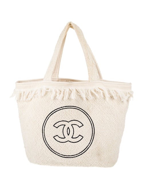Chanel Terry Cloth CC Beach Tote