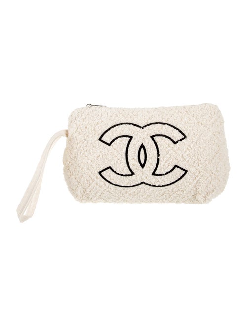 Chanel Terry CC Zip Wristlet