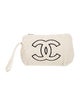 Chanel Terry CC Zip Wristlet