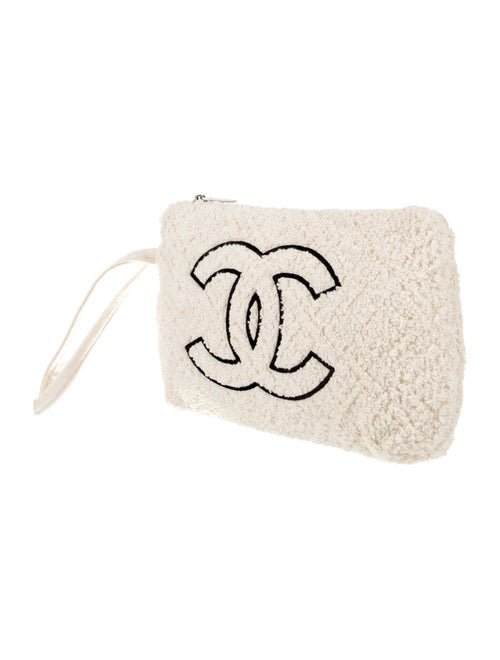Chanel Terry CC Zip Wristlet