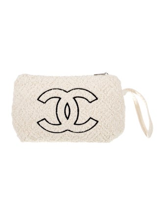 Chanel Terry CC Zip Wristlet