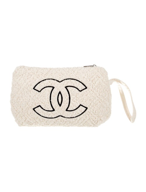 Chanel Terry CC Zip Wristlet