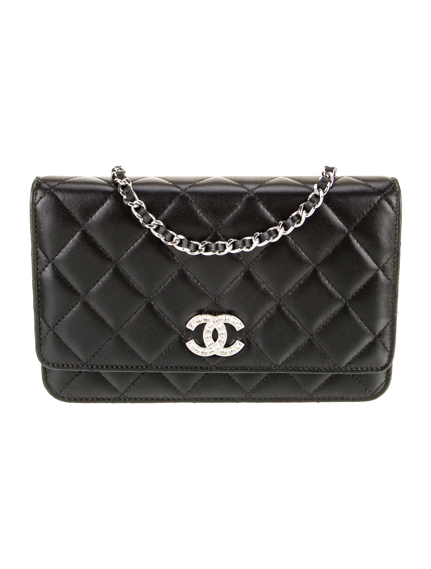 Chanel 2024 Crystal CC Wallet on Chain
