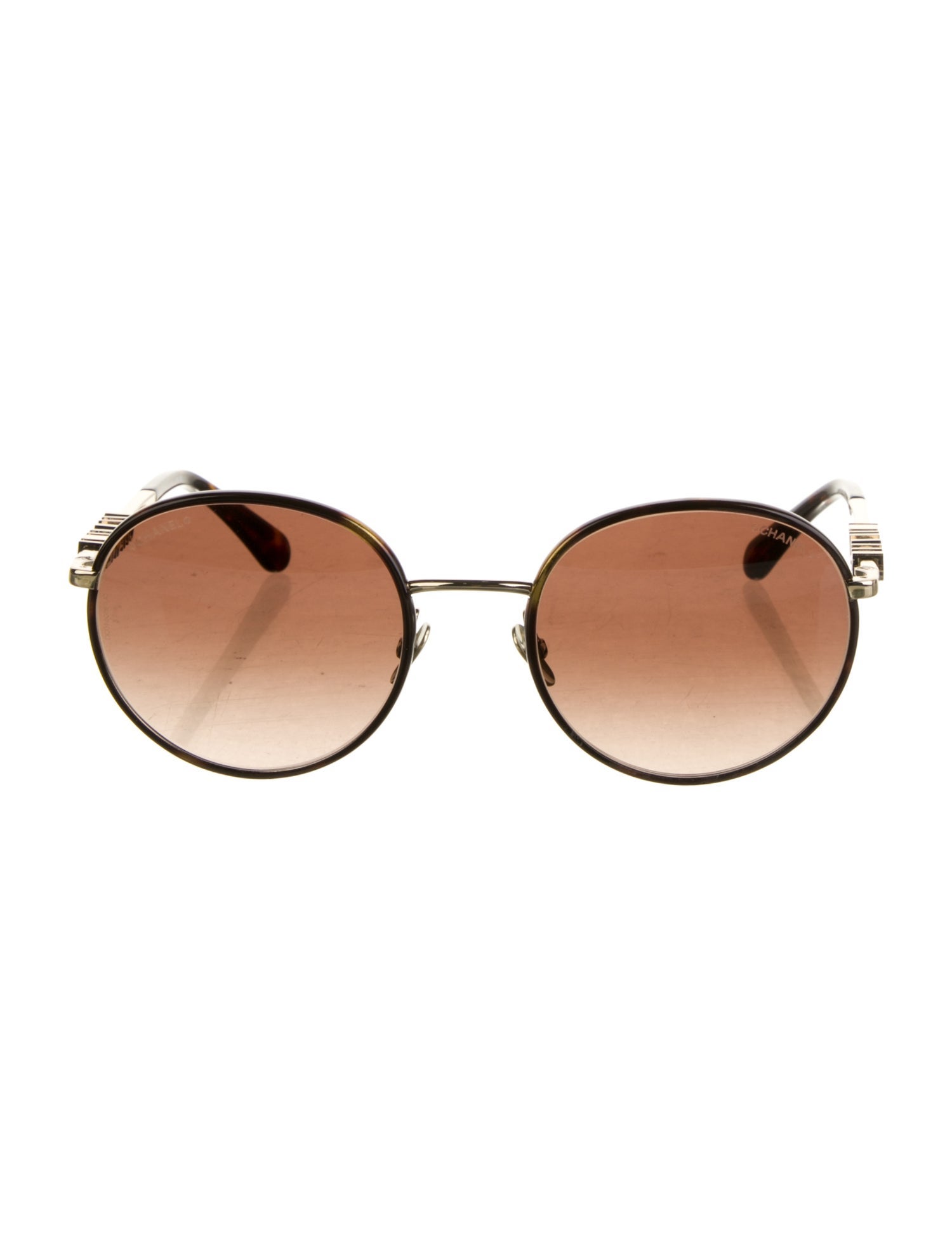 Chanel Round Gradient Sunglasses