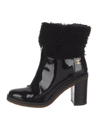 Chanel 2016 Interlocking CC Logo Boots