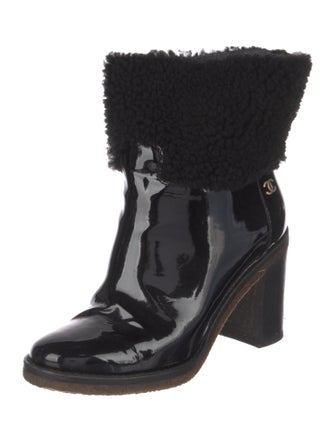 Chanel 2016 Interlocking CC Logo Boots