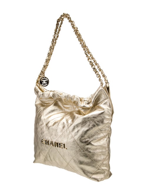 Chanel Quilted Small 22 Hobo Bag