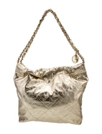 Chanel Quilted Small 22 Hobo Bag