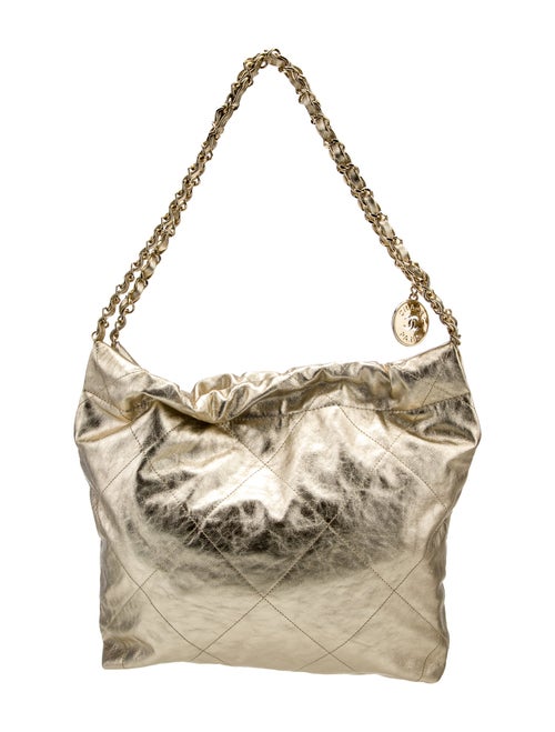 Chanel Quilted Small 22 Hobo Bag