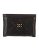 Chanel Interlocking CC Logo Leather Card Holder
