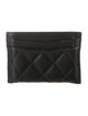 Chanel Interlocking CC Logo Leather Card Holder