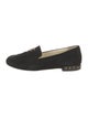Chanel Interlocking CC Logo Suede Loafers