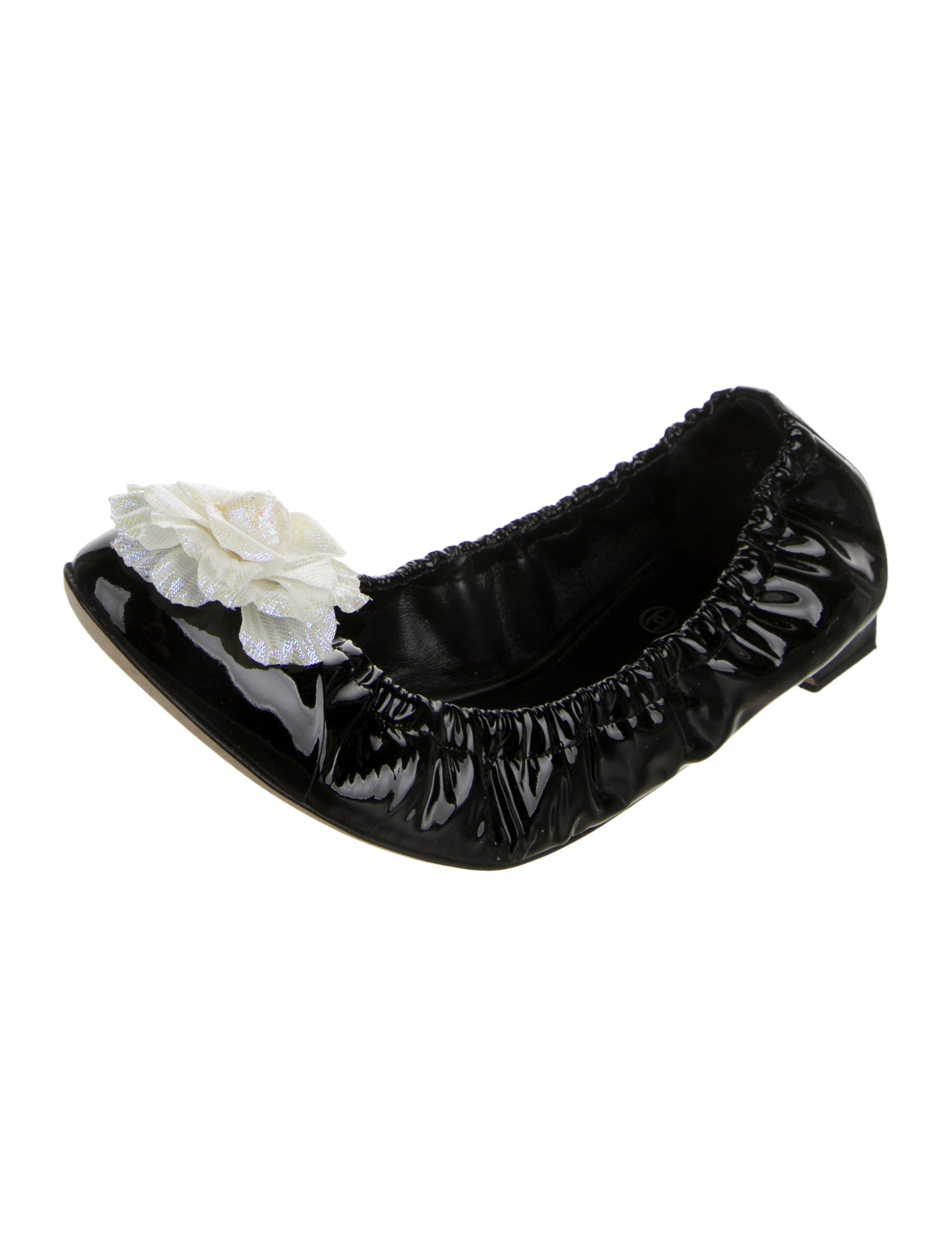 Chanel 2012 Interlocking CC Logo Flats