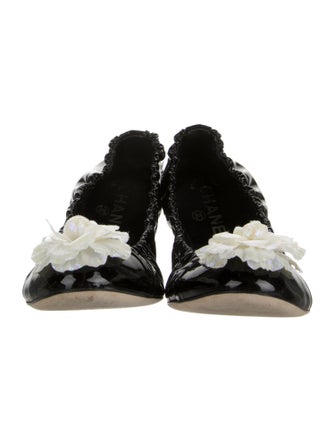 Chanel 2012 Interlocking CC Logo Flats