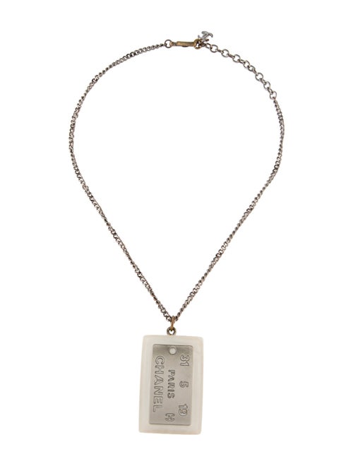 Chanel Resin Pendant Necklace