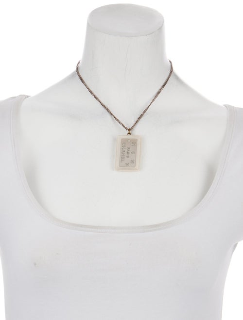 Chanel Resin Pendant Necklace