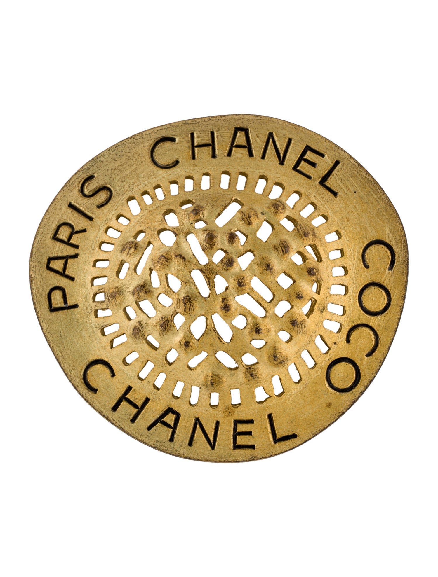 Chanel Vintage Paris Coco Brooch