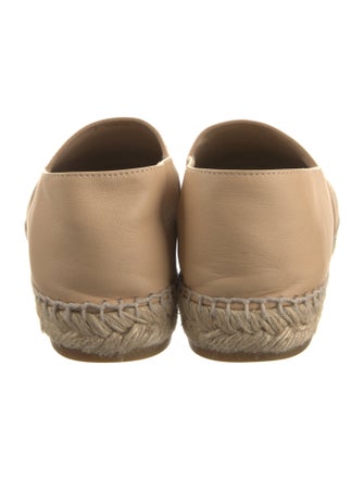 Chanel Interlocking CC Logo Lambskin Espadrilles