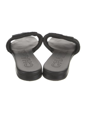 Chanel 2024 Interlocking CC Logo Slides