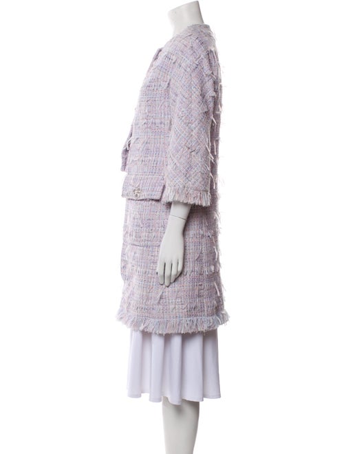 Chanel 2018 Plaid Print Coat