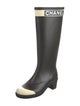 Chanel 2018 Interlocking CC Logo Rain Boots