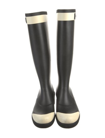 Chanel 2018 Interlocking CC Logo Rain Boots