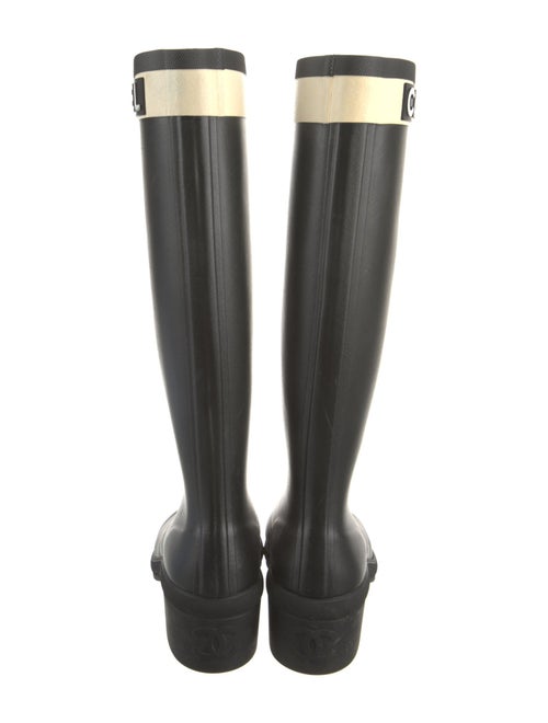 Chanel 2018 Interlocking CC Logo Rain Boots